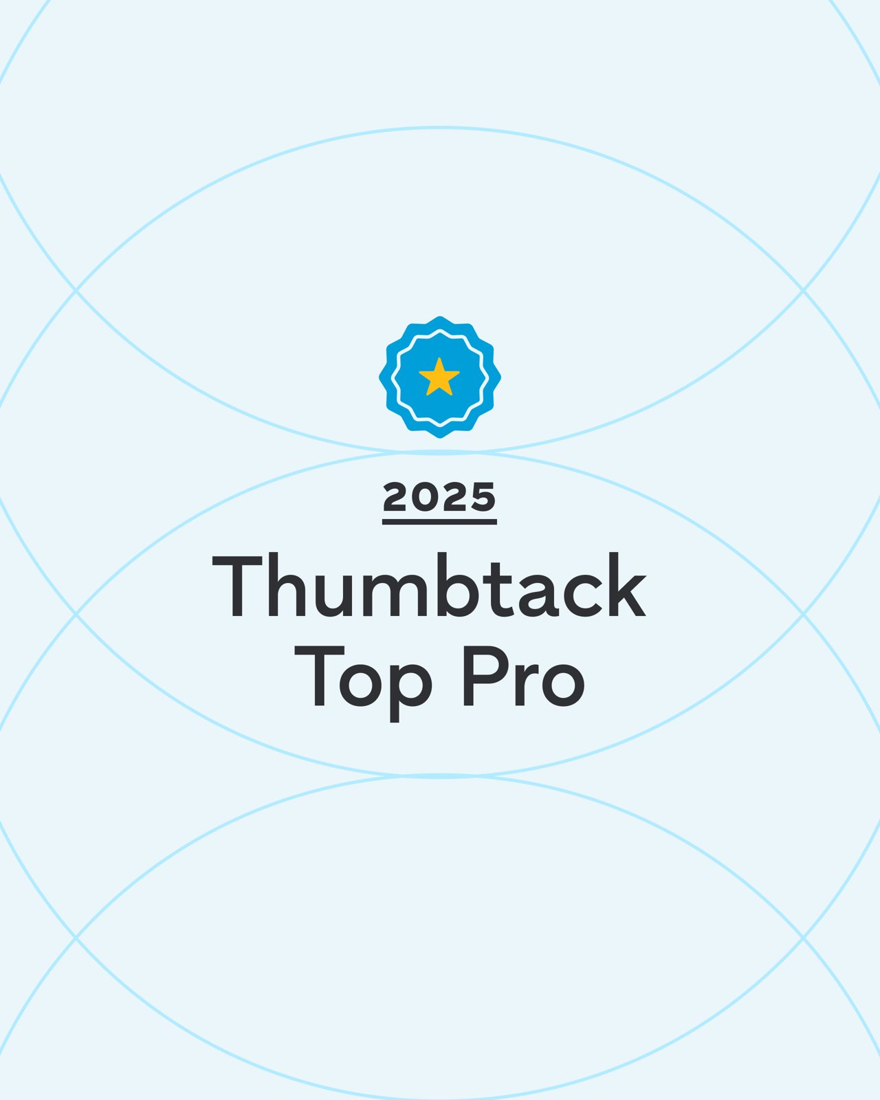 Thumbtack Top Pro 2025 badge
